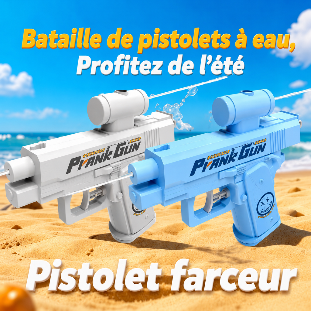 PISTOLET À EAU DOUBLE FACE – LE PISTOLET LE PLUS DRÔLE DE L’ÉTÉ 2026 ☀️🔫