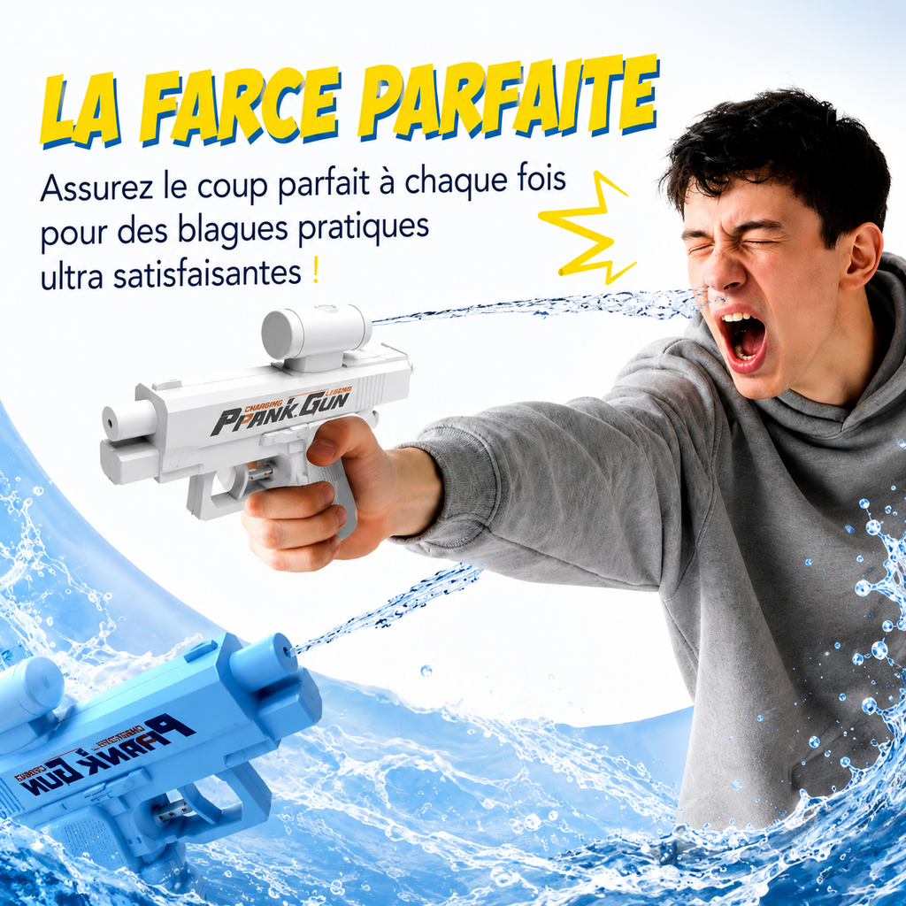 PISTOLET À EAU DOUBLE FACE – LE PISTOLET LE PLUS DRÔLE DE L’ÉTÉ 2026 ☀️🔫